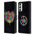 War Graphics Heart Logo Leather Book Wallet Case Cover For Samsung Galaxy A14 5G