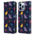 Carla Morrow Patterns Colorful Space Dice Leather Book Wallet Case Cover For Apple iPhone 13 Pro