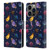 Carla Morrow Patterns Colorful Space Dice Leather Book Wallet Case Cover For Apple iPhone 14 Pro
