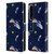 Carla Morrow Patterns Rocketship Leather Book Wallet Case Cover For Sony Xperia 1 IV