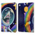 Carla Morrow Rainbow Animals Shark & Fish In Space Leather Book Wallet Case Cover For Apple iPad 9.7 2017 / iPad 9.7 2018