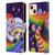 Carla Morrow Rainbow Animals Red Panda Sleeping Leather Book Wallet Case Cover For Apple iPhone 13