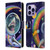 Carla Morrow Rainbow Animals Shark & Fish In Space Leather Book Wallet Case Cover For Apple iPhone 14 Pro Max
