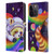 Carla Morrow Rainbow Animals Red Panda Sleeping Leather Book Wallet Case Cover For Apple iPhone 15 Pro