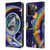 Carla Morrow Rainbow Animals Shark & Fish In Space Leather Book Wallet Case Cover For Apple iPhone 15 Pro