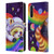 Carla Morrow Rainbow Animals Red Panda Sleeping Leather Book Wallet Case Cover For OnePlus Nord 5G