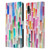 Ninola Colorful Brushstrokes Multi Leather Book Wallet Case Cover For LG K22
