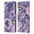 Ninola Lilac Floral Pastel Peony Roses Leather Book Wallet Case Cover For Samsung Galaxy S21+ 5G