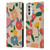 Ninola Nature Bold Scandi Flowers Leather Book Wallet Case Cover For Motorola Moto G52