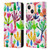 Ninola Summer Patterns Palms Garden Leather Book Wallet Case Cover For Apple iPhone 13 Mini