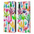 Ninola Summer Patterns Palms Garden Leather Book Wallet Case Cover For LG K22