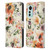 Ninola Spring Floral Painterly Flowers Leather Book Wallet Case Cover For Xiaomi 12 Lite