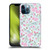 Anis Illustration Flower Pattern 2 Pink Soft Gel Case for Apple iPhone 12 Pro Max
