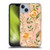 Anis Illustration Graphics Elderflower Orange Pastel Soft Gel Case for Apple iPhone 14 Plus