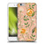 Anis Illustration Graphics Elderflower Orange Pastel Soft Gel Case for Apple iPhone 6 Plus / iPhone 6s Plus