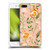 Anis Illustration Graphics Elderflower Orange Pastel Soft Gel Case for Apple iPhone 7 Plus / iPhone 8 Plus