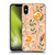 Anis Illustration Graphics Elderflower Orange Pastel Soft Gel Case for Apple iPhone X / iPhone XS