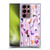 Ninola Lilac Floral Watery Flowers Purple Soft Gel Case for Samsung Galaxy S22 Ultra 5G