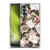 Anis Illustration Magnolias Pattern Light Pink Soft Gel Case for OPPO Reno 4 Pro 5G