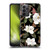 Anis Illustration Magnolias Pattern Black Soft Gel Case for Samsung Galaxy A23 / 5G (2022)