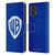 Warner Bros. Shield Logo Distressed Leather Book Wallet Case Cover For Motorola Moto G73 5G