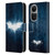The Dark Knight Rises Logo Grunge Leather Book Wallet Case Cover For OPPO Reno10 5G / Reno10 Pro 5G