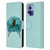 Planet Cat Arm Chair Teal Chair Cat Leather Book Wallet Case Cover For Motorola Edge 30 Neo 5G