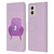 Planet Cat Arm Chair Lilac Chair Cat Leather Book Wallet Case Cover For Motorola Moto G53 5G