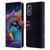 Wumples Cosmic Animals Clouded Koi Fish Leather Book Wallet Case Cover For OPPO A17