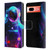 Wumples Cosmic Arts Astronaut Leather Book Wallet Case Cover For Google Pixel 7a