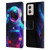 Wumples Cosmic Arts Astronaut Leather Book Wallet Case Cover For Motorola Moto G53 5G