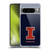 University Of Illinois U Of I University Of Illinois Distressed Look Soft Gel Case for Google Pixel 8 Pro