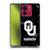 University of Oklahoma OU The University of Oklahoma Black And White Marble Soft Gel Case for Motorola Moto Edge 40