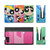 The Powerpuff Girls Graphics Group Oversized Vinyl Sticker Skin Decal Cover for Nintendo Switch Bundle