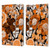 Anis Illustration Graphics Flower & Fruit Orange Leather Book Wallet Case Cover For Apple iPad Pro 11 2020 / 2021 / 2022