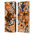 Anis Illustration Graphics Flower & Fruit Orange Leather Book Wallet Case Cover For Nokia C21