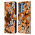 Anis Illustration Graphics Flower & Fruit Orange Leather Book Wallet Case Cover For Motorola Edge 20 Pro