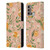 Anis Illustration Graphics Elderflower Orange Pastel Leather Book Wallet Case Cover For Motorola Moto G60 / Moto G40 Fusion