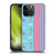 Miami Vice Graphics Half Stripes Pattern Soft Gel Case for Apple iPhone 15 Pro Max