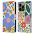 Gabriela Thomeu Floral Pure Joy - Colorful Floral Leather Book Wallet Case Cover For Apple iPhone 14 Pro
