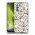 Gabriela Thomeu Floral Black And White Leaves Soft Gel Case for Huawei Nova 7 SE/P40 Lite 5G