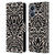 Gabriela Thomeu Floral Black And White Folk Leaves Leather Book Wallet Case Cover For OnePlus Nord N20 5G