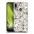 Gabriela Thomeu Floral Black And White Leaves Soft Gel Case for Motorola Moto E6 Plus