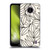 Gabriela Thomeu Floral Black And White Leaves Soft Gel Case for Nokia C10 / C20