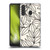 Gabriela Thomeu Floral Black And White Leaves Soft Gel Case for Samsung Galaxy A21 (2020)