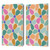 Gabriela Thomeu Retro Colorful Flowers Leather Book Wallet Case Cover For Apple iPad 10.2 2019/2020/2021