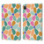 Gabriela Thomeu Retro Colorful Flowers Leather Book Wallet Case Cover For Apple iPad Pro 11 2020 / 2021 / 2022