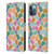 Gabriela Thomeu Retro Colorful Flowers Leather Book Wallet Case Cover For Apple iPhone 12 Pro Max