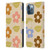 Gabriela Thomeu Retro Flower Vibe Vintage Pattern Leather Book Wallet Case Cover For Apple iPhone 12 Pro Max