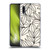 Gabriela Thomeu Floral Black And White Leaves Soft Gel Case for Samsung Galaxy A90 5G (2019)